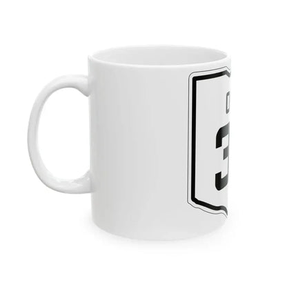 OH-34 1927 (Ohio) (Road Sign) White Coffee Mug - Go Mug Yourself