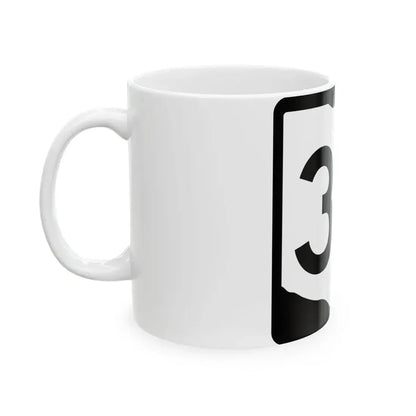 OH-34 (Ohio) (Road Sign) White Coffee Mug - Go Mug Yourself