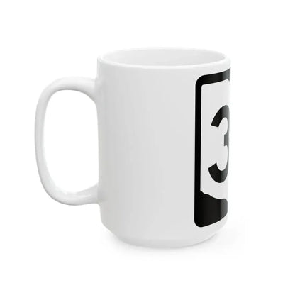 OH-34 (Ohio) (Road Sign) White Coffee Mug - Go Mug Yourself