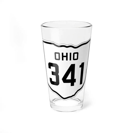 OH-341 1927 (Ohio) (Road Sign) Pint Glss 16oz 16oz - Go Mug Yourself