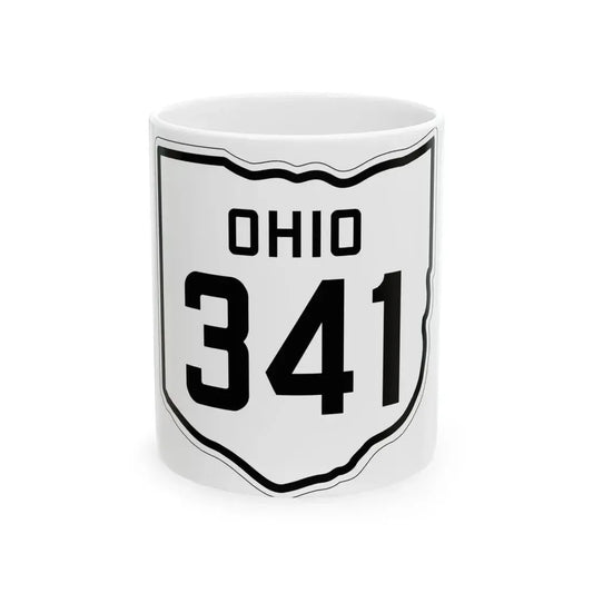 OH-341 1927 (Ohio) (Road Sign) White Coffee Mug 11oz - Go Mug Yourself