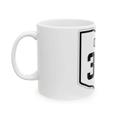 OH-341 1927 (Ohio) (Road Sign) White Coffee Mug - Go Mug Yourself
