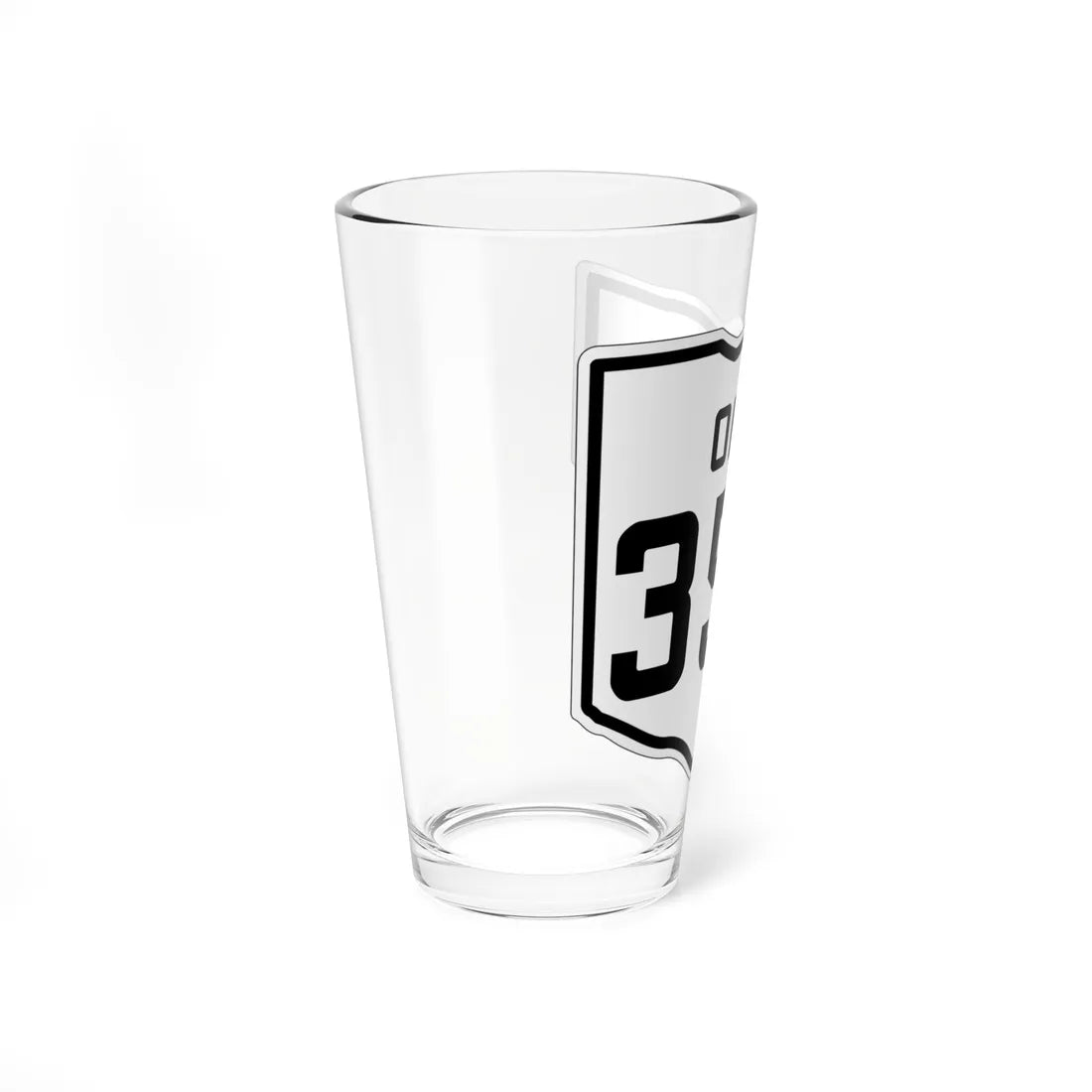 OH-352 1927 (Ohio) (Road Sign) Pint Glss 16oz - Go Mug Yourself