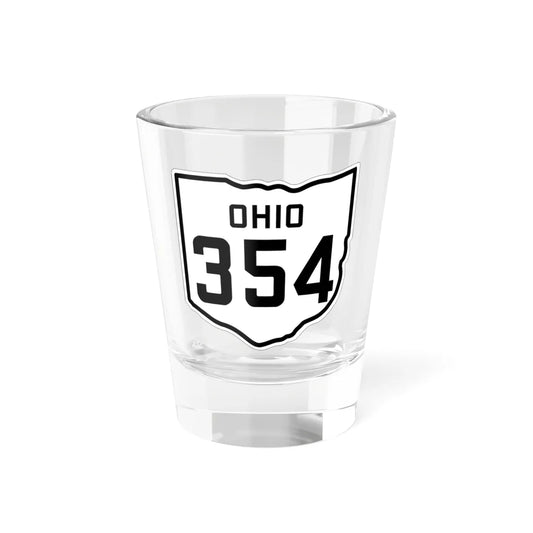 OH-354 1927 (Ohio) (Road Sign) Shot Glass 1.5oz 1.5oz - Go Mug Yourself