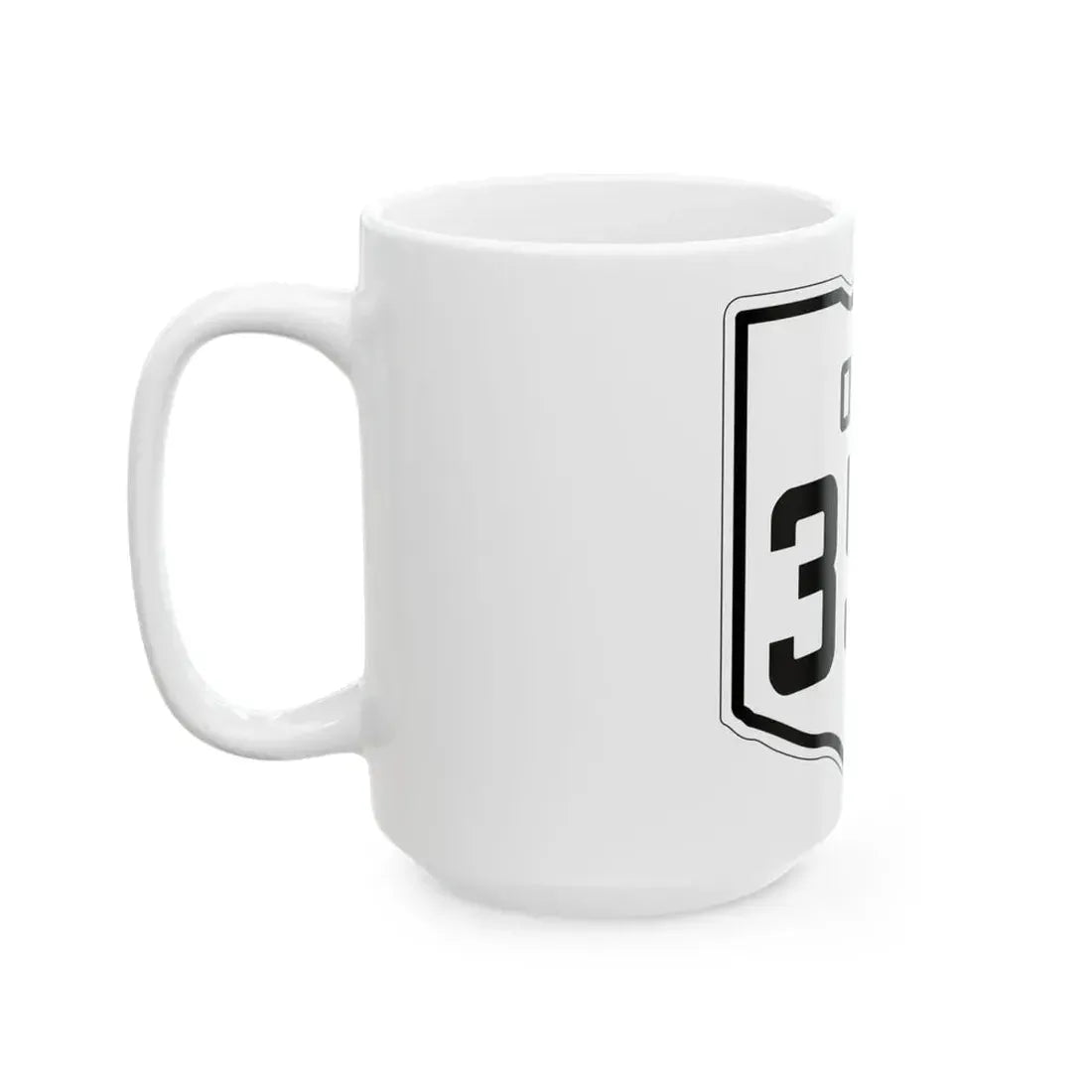 OH-354 1927 (Ohio) (Road Sign) White Coffee Mug - Go Mug Yourself