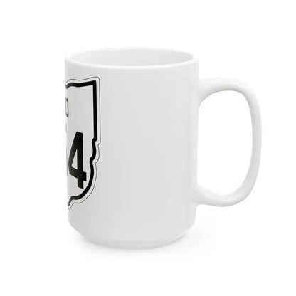 OH-354 1927 (Ohio) (Road Sign) White Coffee Mug - Go Mug Yourself