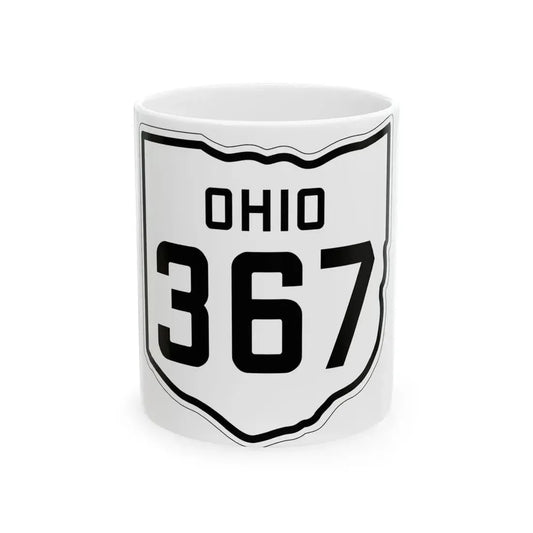 OH-367 1927 (Ohio) (Road Sign) White Coffee Mug 11oz - Go Mug Yourself