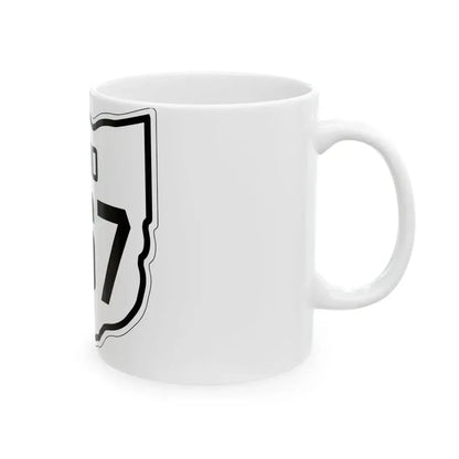 OH-367 1927 (Ohio) (Road Sign) White Coffee Mug - Go Mug Yourself