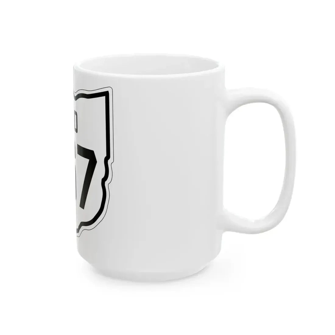 OH-367 1927 (Ohio) (Road Sign) White Coffee Mug - Go Mug Yourself