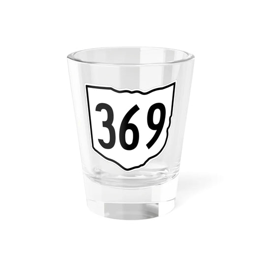 OH-369 1960 (Ohio) (Road Sign) Shot Glass 1.5oz 1.5oz - Go Mug Yourself