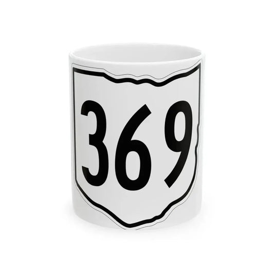 OH-369 1960 (Ohio) (Road Sign) White Coffee Mug 11oz - Go Mug Yourself