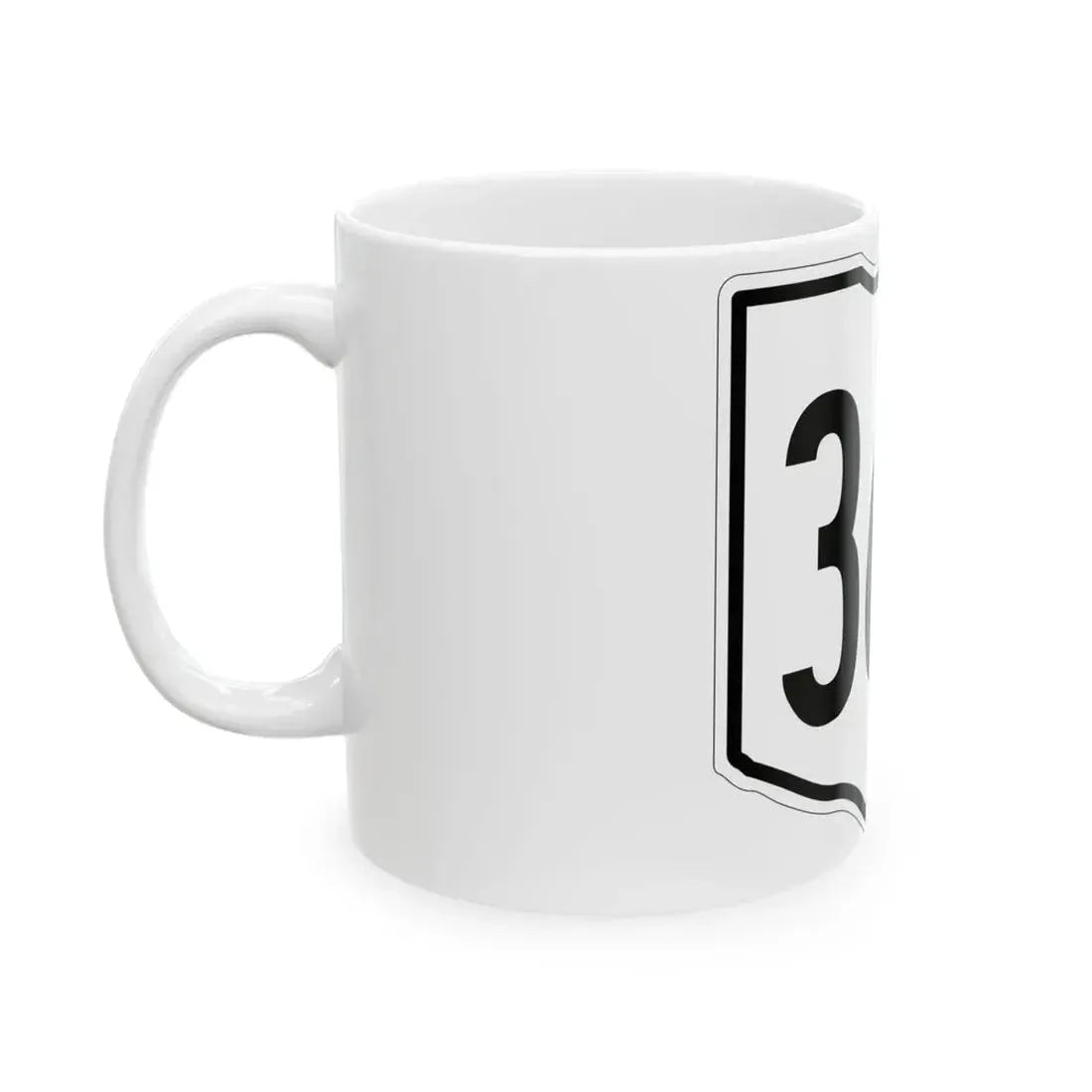 OH-369 1960 (Ohio) (Road Sign) White Coffee Mug - Go Mug Yourself