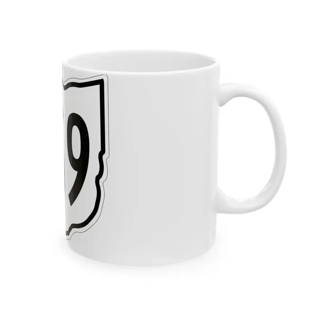 OH-369 1960 (Ohio) (Road Sign) White Coffee Mug - Go Mug Yourself