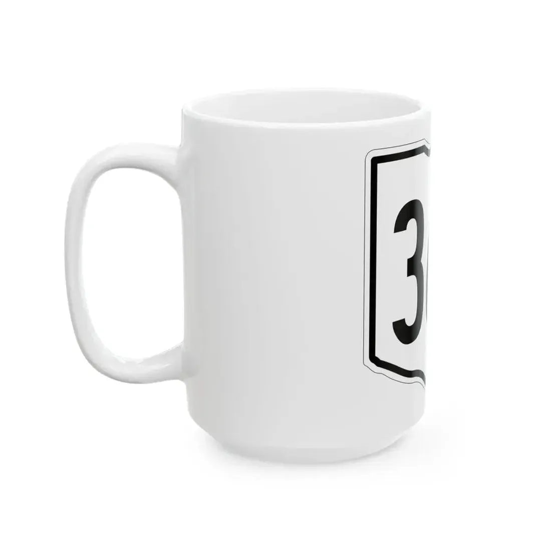 OH-369 1960 (Ohio) (Road Sign) White Coffee Mug - Go Mug Yourself