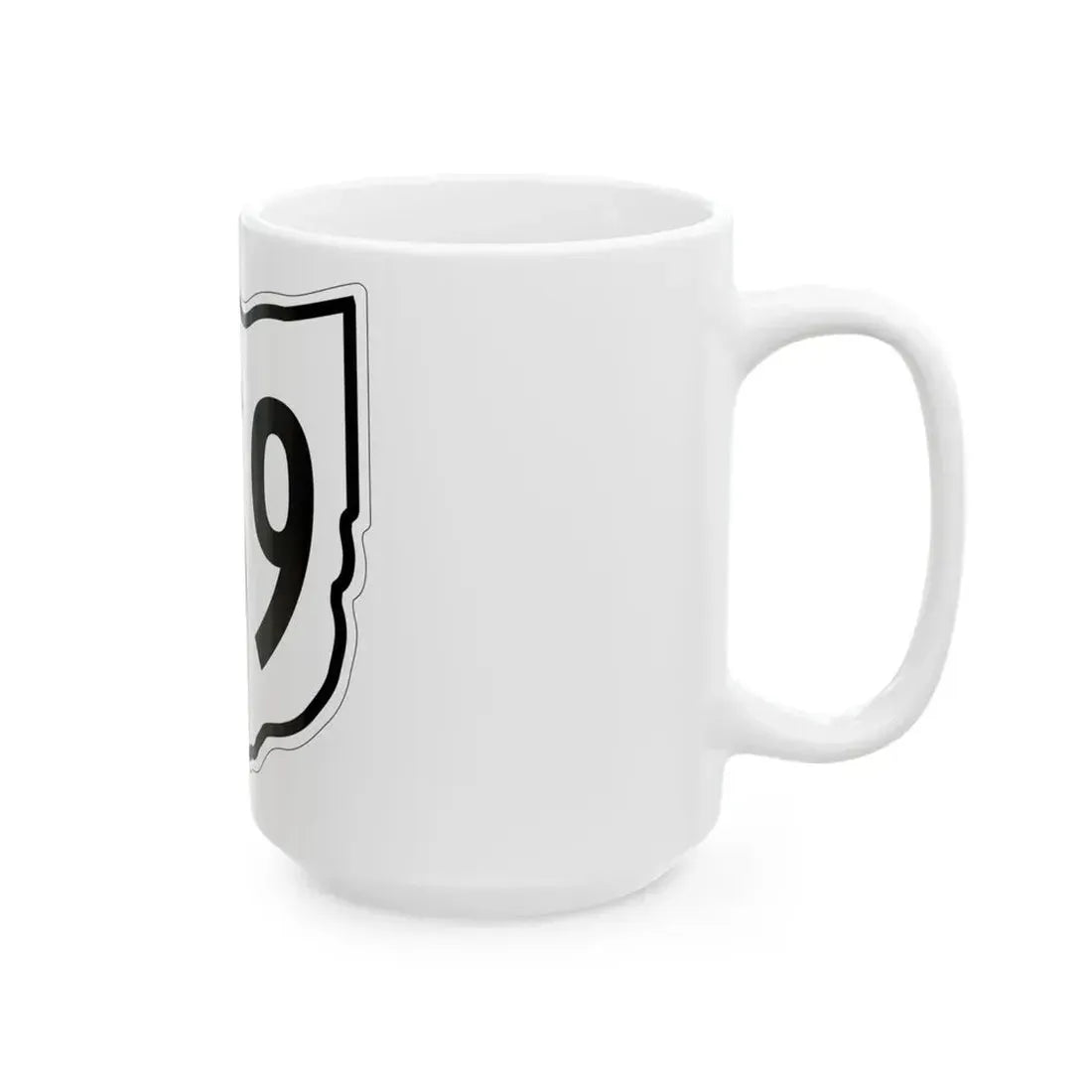 OH-369 1960 (Ohio) (Road Sign) White Coffee Mug - Go Mug Yourself