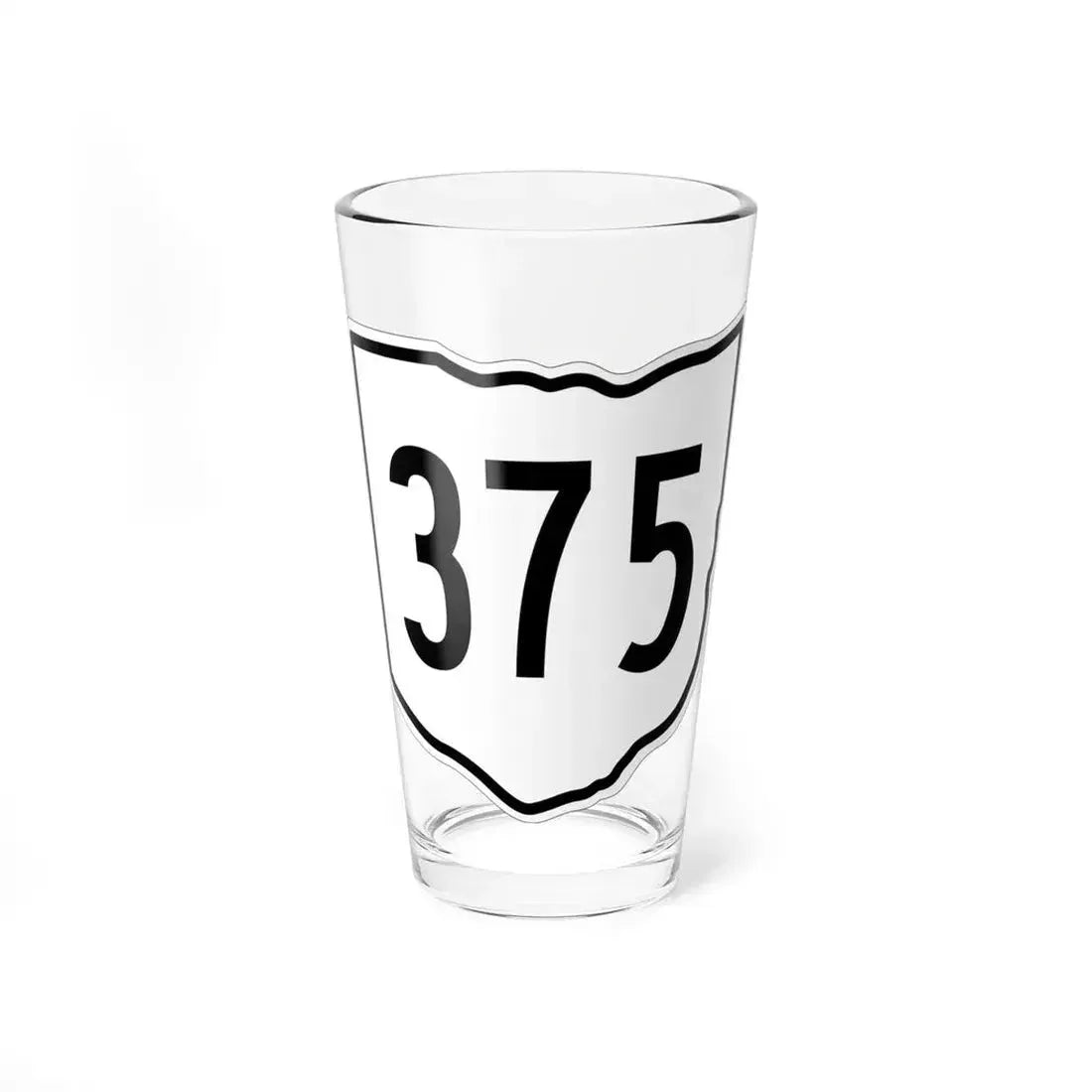 OH-375 1960 (Ohio) (Road Sign) Pint Glass 16oz 16oz - Go Mug Yourself