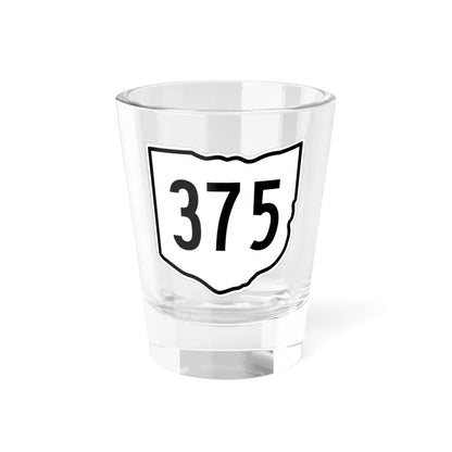 OH-375 1960 (Ohio) (Road Sign) Shot Glass 1.5oz 1.5oz - Go Mug Yourself