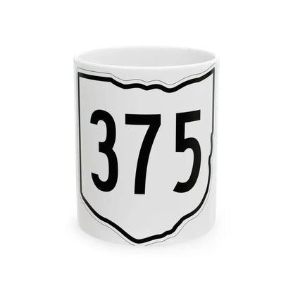 OH-375 1960 (Ohio) (Road Sign) White Coffee Mug 11oz - Go Mug Yourself