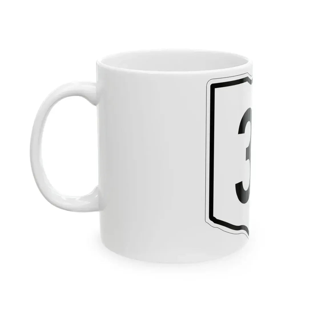 OH-38 1960 (Ohio) (Road Sign) White Coffee Mug - Go Mug Yourself