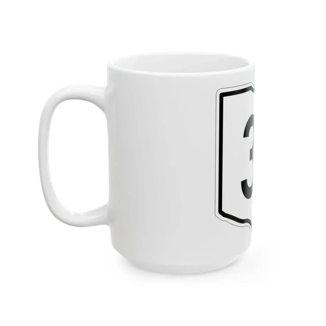 OH-38 1960 (Ohio) (Road Sign) White Coffee Mug - Go Mug Yourself