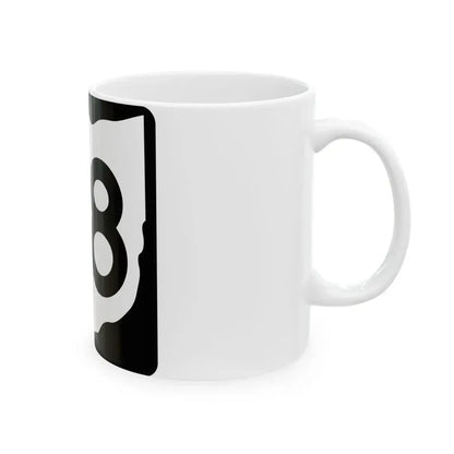 OH-38 (Ohio) (Road Sign) White Coffee Mug - Go Mug Yourself
