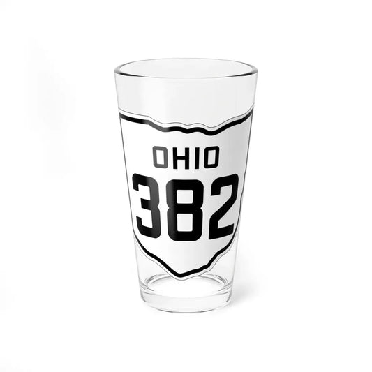 OH-382 1927 (Ohio) (Road Sign) Pint Glss 16oz 16oz - Go Mug Yourself