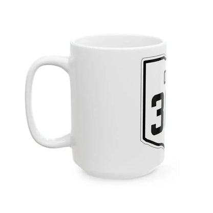 OH-386 1927 (Ohio) (Road Sign) White Coffee Mug - Go Mug Yourself