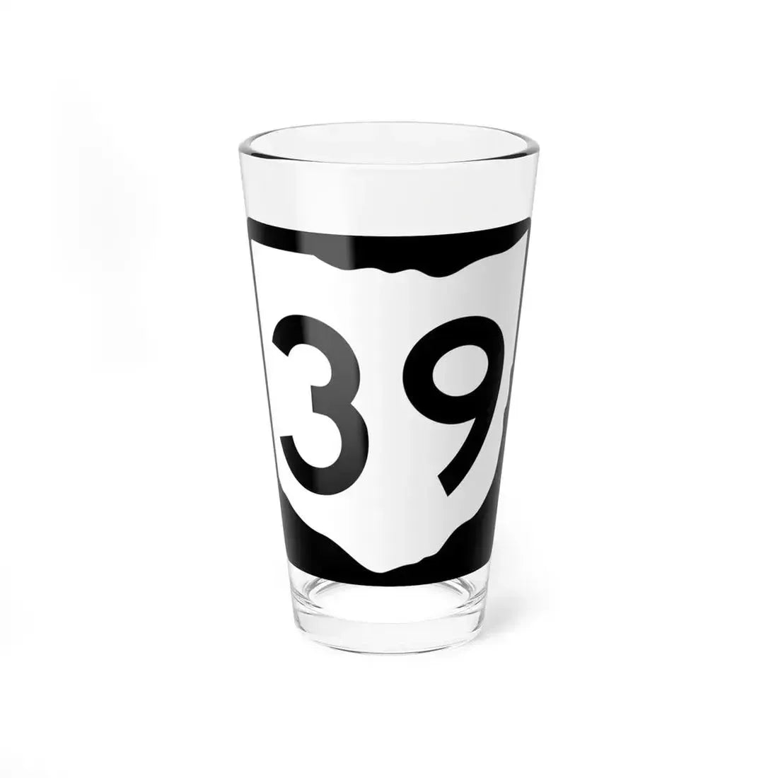 OH-39 (Ohio) (Road Sign) Pint Glass 16oz 16oz - Go Mug Yourself