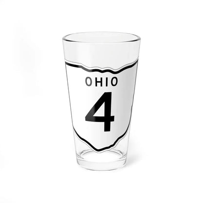 OH-4 1948 (Ohio) (Road Sign) Pint Glass 16oz 16oz - Go Mug Yourself