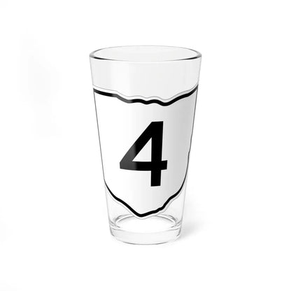OH-4 1960 (Ohio) (Road Sign) Pint Glass 16oz 16oz - Go Mug Yourself