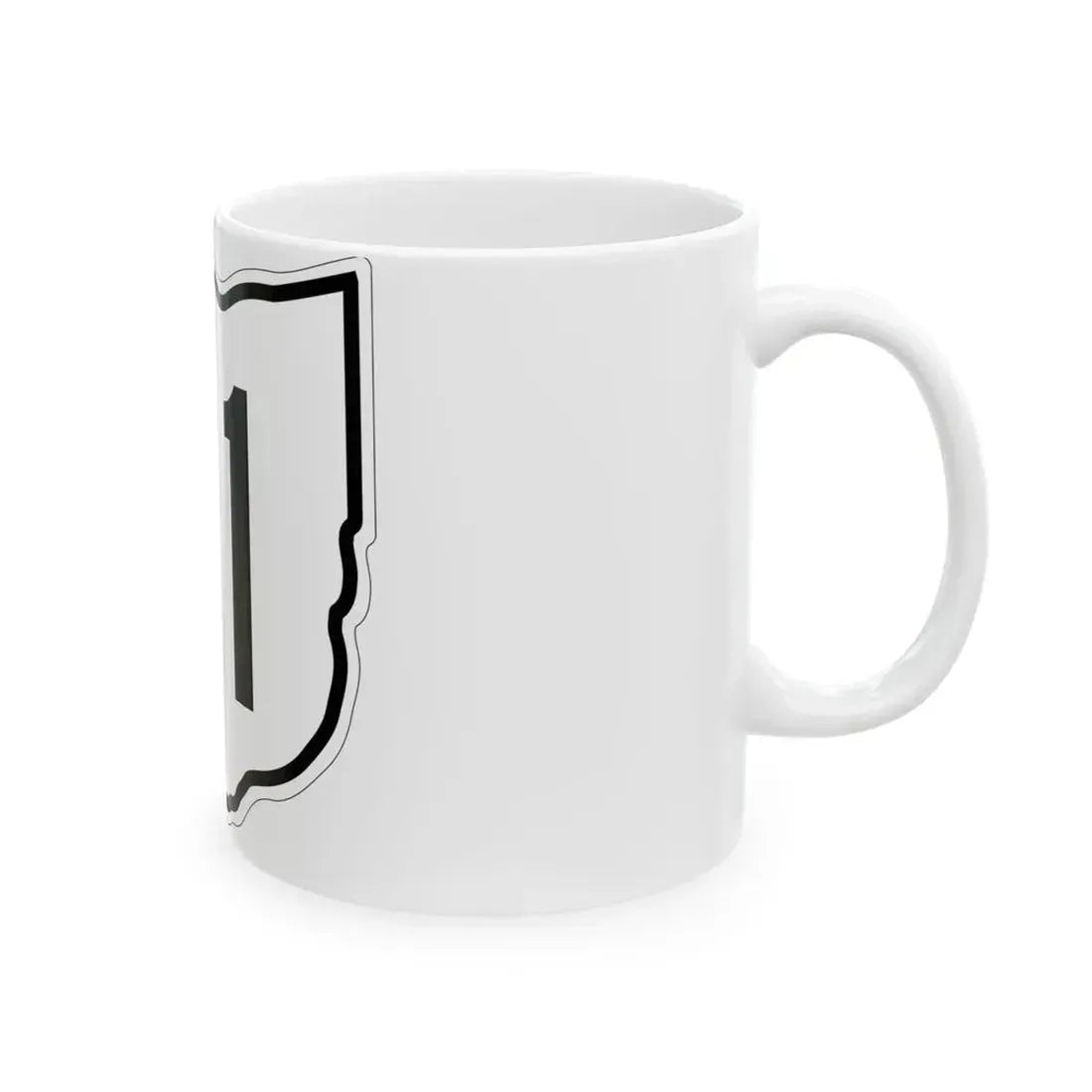OH-41 1960 (Ohio) (Road Sign) White Coffee Mug - Go Mug Yourself