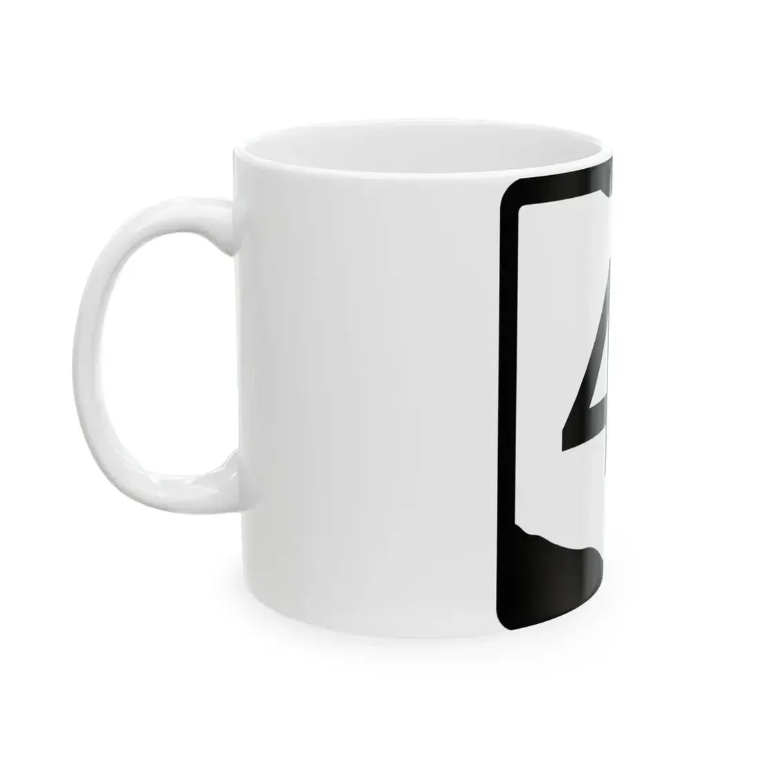 OH-41 (Ohio) (Road Sign) White Coffee Mug - Go Mug Yourself