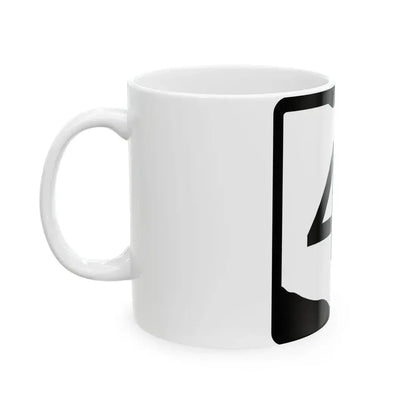 OH-41 (Ohio) (Road Sign) White Coffee Mug - Go Mug Yourself