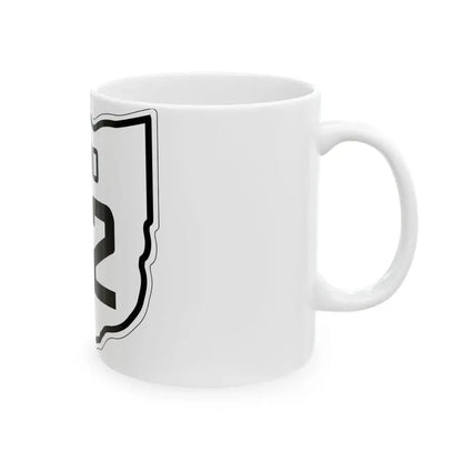 OH-42 1927 (Ohio) (Road Sign) White Coffee Mug - Go Mug Yourself
