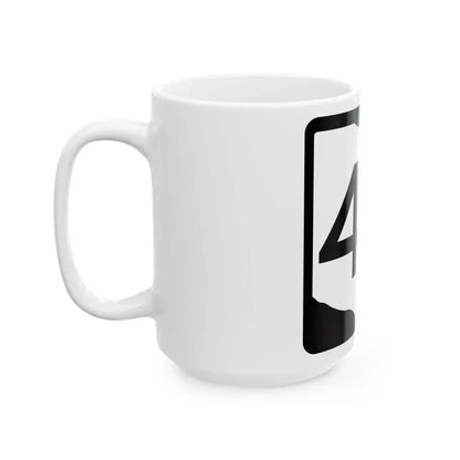 OH-43 (Ohio) (Road Sign) White Coffee Mug - Go Mug Yourself