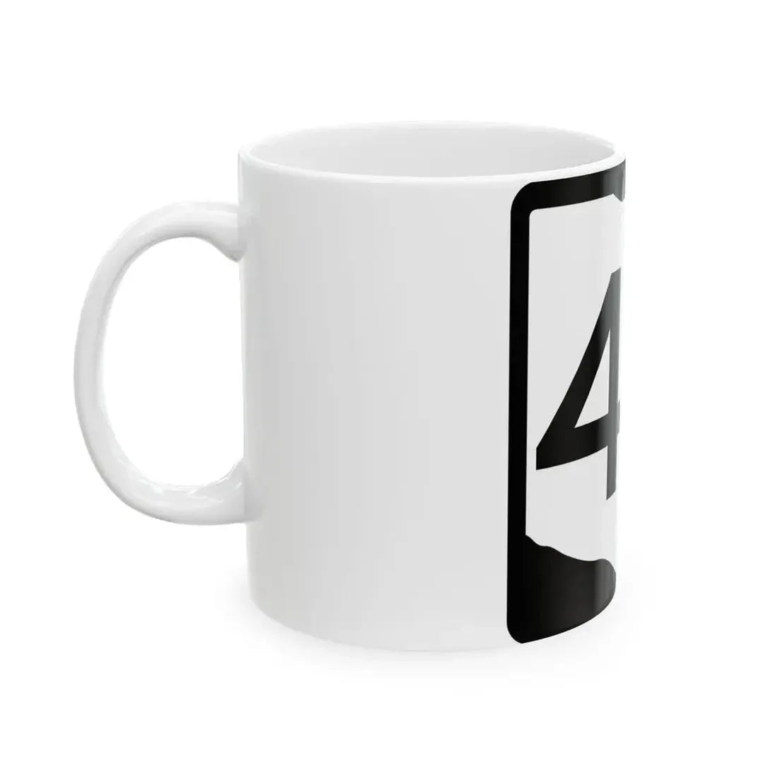 OH-44 (Ohio) (Road Sign) White Coffee Mug - Go Mug Yourself
