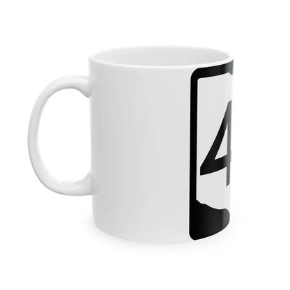 OH-44 (Ohio) (Road Sign) White Coffee Mug - Go Mug Yourself