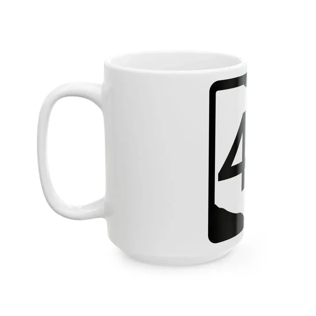 OH-44 (Ohio) (Road Sign) White Coffee Mug - Go Mug Yourself