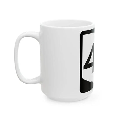 OH-44 (Ohio) (Road Sign) White Coffee Mug - Go Mug Yourself