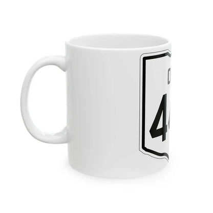 OH-440 1927 (Ohio) (Road Sign) White Coffee Mug - Go Mug Yourself