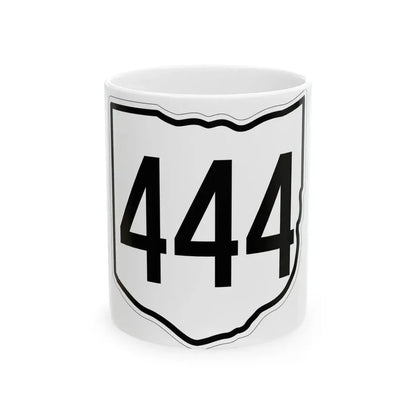 OH-444 1960 (Ohio) (Road Sign) White Coffee Mug 11oz - Go Mug Yourself
