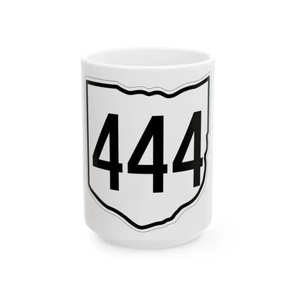 OH-444 1960 (Ohio) (Road Sign) White Coffee Mug 15oz - Go Mug Yourself