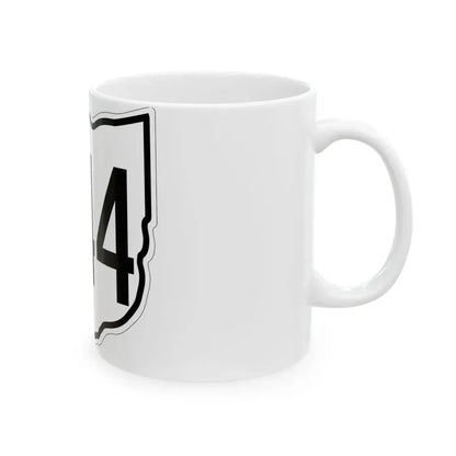OH-444 1960 (Ohio) (Road Sign) White Coffee Mug - Go Mug Yourself