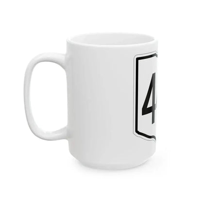 OH-444 1960 (Ohio) (Road Sign) White Coffee Mug - Go Mug Yourself