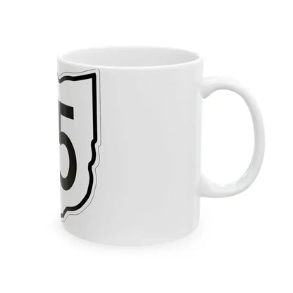 OH-45 1960 (Ohio) (Road Sign) White Coffee Mug - Go Mug Yourself