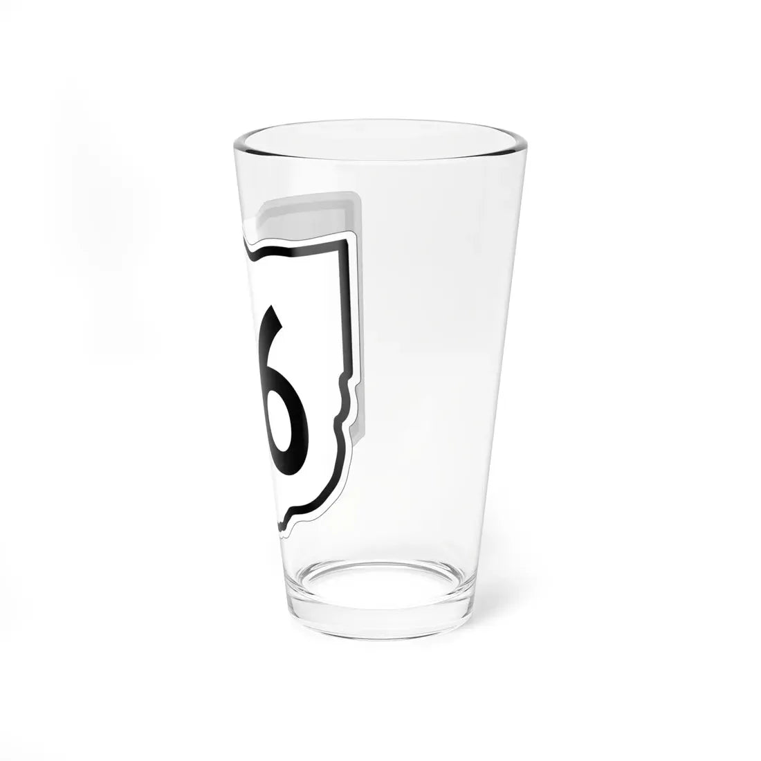 OH-46 1960 (Ohio) (Road Sign) Pint Glass 16oz - Go Mug Yourself