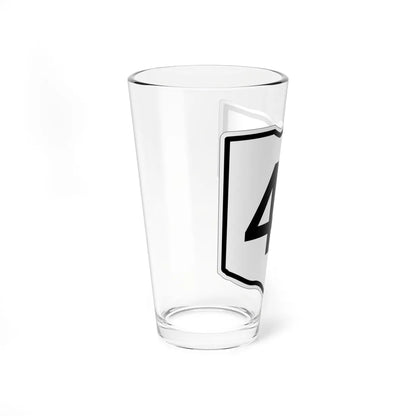 OH-46 1960 (Ohio) (Road Sign) Pint Glss 16oz - Go Mug Yourself