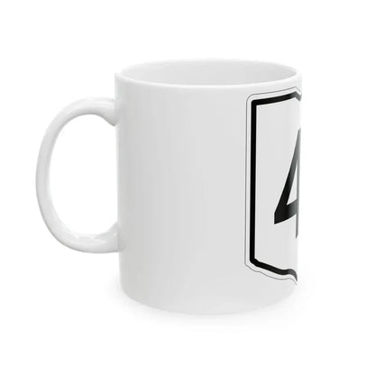 OH-46 1960 (Ohio) (Road Sign) White Coffee Mug - Go Mug Yourself