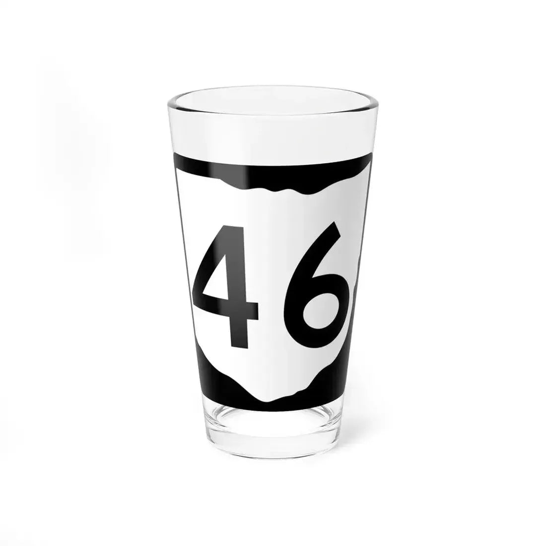 OH-46 (Ohio) (Road Sign) Pint Glass 16oz 16oz - Go Mug Yourself