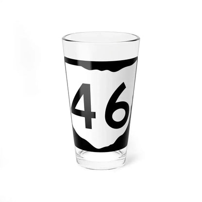 OH-46 (Ohio) (Road Sign) Pint Glass 16oz 16oz - Go Mug Yourself